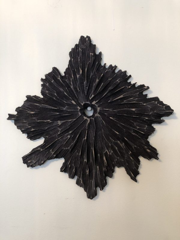 Black Star - 3D wood sculpture