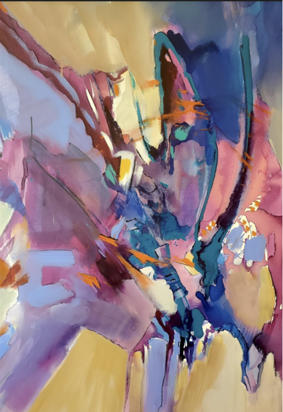 REFLECTION OF BLUE AND VIOLET, RACHELA FOGELFELD